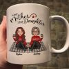 Like Mother Like Daughter Cute Mother Daughter Sitting On Mat Personalized Mug Like Mother Like Daughter Cute Mother Daughter Sitting On Mat Personalized Mug