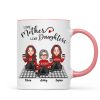 Like Mother Like Daughter Cute Mother Daughter Sitting On Mat Personalized Mug Like Mother Like Daughter Cute Mother Daughter Sitting On Mat Personalized Mug