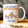 Like Mother Like Daughter, Gift For Mom, Personalized Mug, Pigeon Bird Mug, Mother's Day Gift Like Mother Like Daughter, Gift For Mom, Personalized Mug, Pigeon Bird Mug, Mother's Day Gift