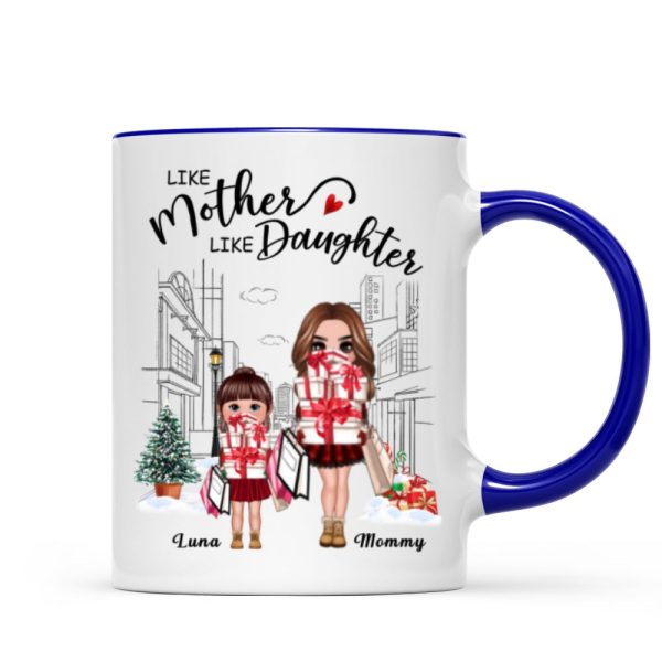 Like Mother Like Daughter Go Shopping Personalized Mug Like Mother Like Daughter Go Shopping Personalized Mug