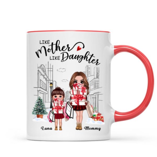 Like Mother Like Daughter Go Shopping Personalized Mug Like Mother Like Daughter Go Shopping Personalized Mug