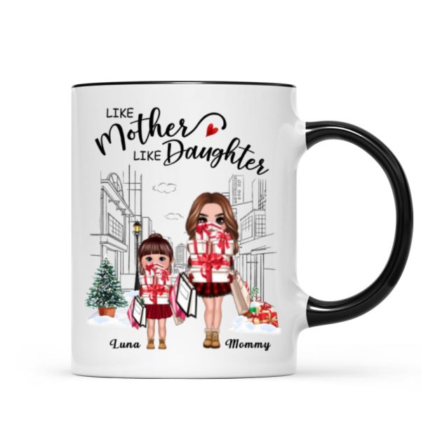 Like Mother Like Daughter Go Shopping Personalized Mug Like Mother Like Daughter Go Shopping Personalized Mug