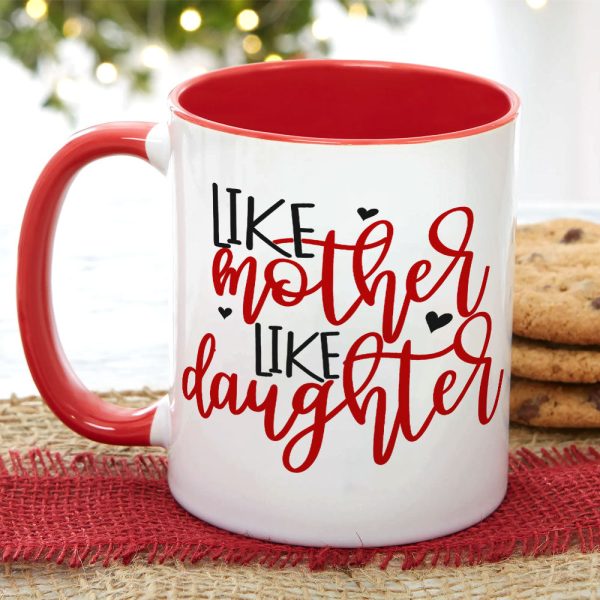 Like Mother Like Daughter Personalized Mug, Mother's Day Gift Like Mother Like Daughter Personalized Mug, Mother's Day Gift