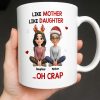 Like Mother Like Daughter With Cartoon Characters - Personalized Custom Coffee Mug - FAM773_MG Like Mother Like Daughter With Cartoon Characters - Personalized Custom Coffee Mug - FAM773_MG