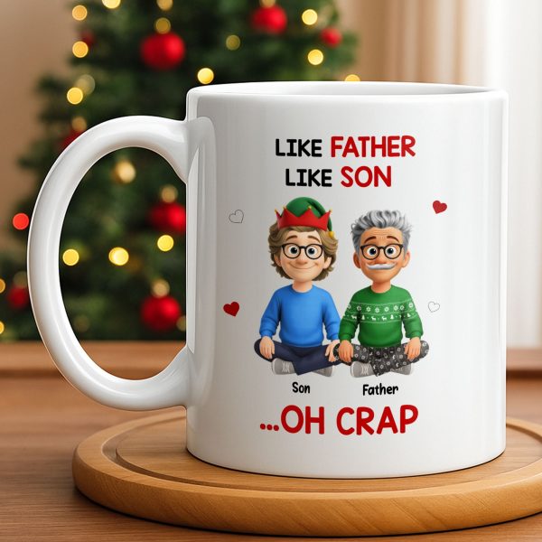 Like Mother Like Daughter With Cartoon Characters - Personalized Custom Coffee Mug - FAM773_MG Like Mother Like Daughter With Cartoon Characters - Personalized Custom Coffee Mug - FAM773_MG