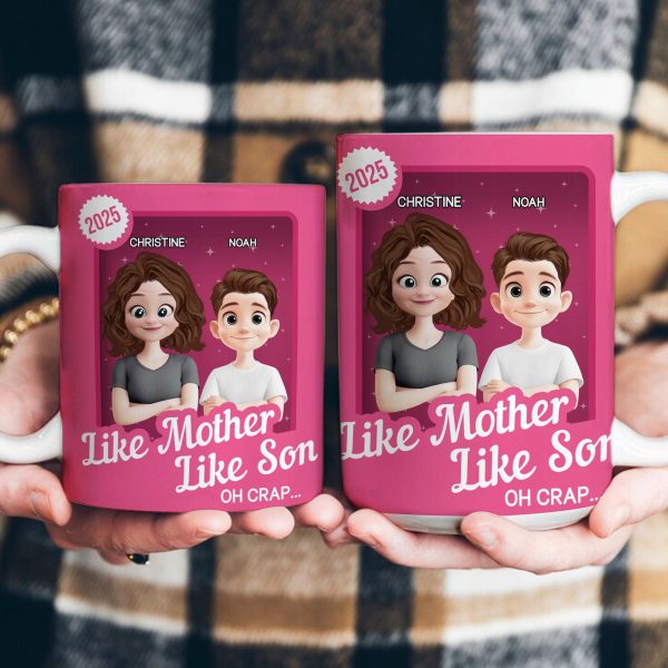 Like Mother Like Son Oh Crap Toy Box - Personalized Mug Like Mother Like Son Oh Crap Toy Box - Personalized Mug