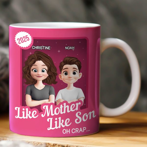 Like Mother Like Son Oh Crap Toy Box - Personalized Mug Like Mother Like Son Oh Crap Toy Box - Personalized Mug