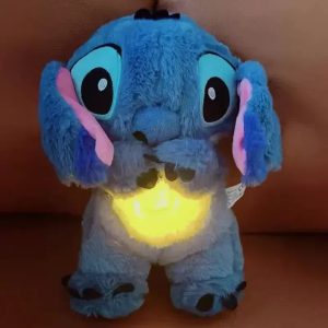 Lilo & Stitch Plush Doll: Soothing Music & Light for Sweet Dreams