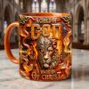 Lion Of Judah Warriors In Fire Accent Mug, Personalized Gifts For Christians 01qhti200126 Lion Of Judah Warriors In Fire Accent Mug, Personalized Gifts For Christians 01qhti200126