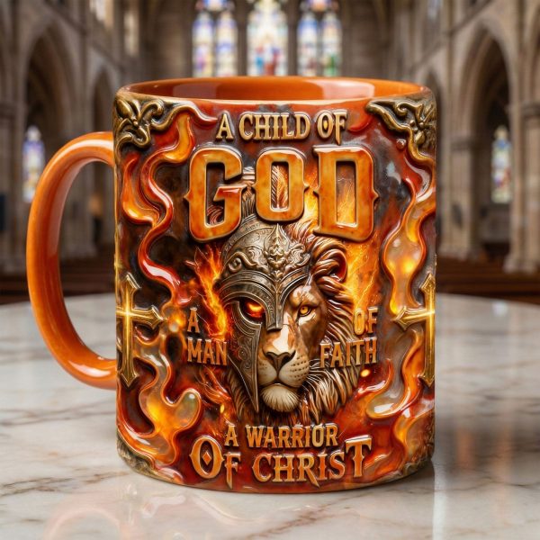 Lion Of Judah Warriors In Fire Accent Mug, Personalized Gifts For Christians 01qhti200126 Lion Of Judah Warriors In Fire Accent Mug, Personalized Gifts For Christians 01qhti200126