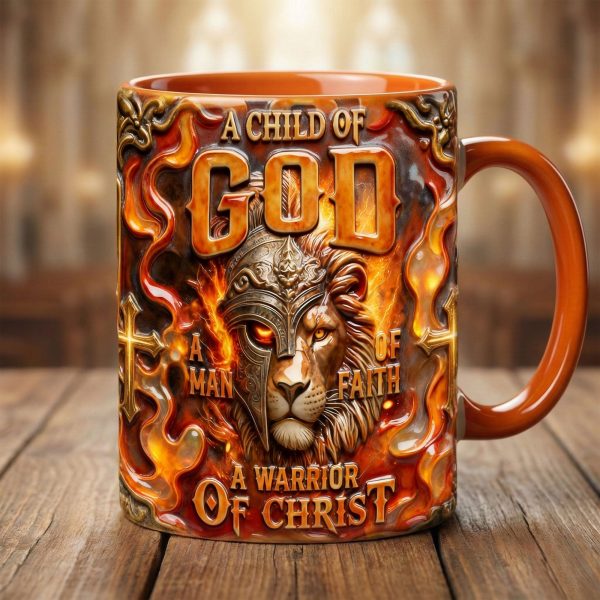 Lion Of Judah Warriors In Fire Accent Mug, Personalized Gifts For Christians 01qhti200126 Lion Of Judah Warriors In Fire Accent Mug, Personalized Gifts For Christians 01qhti200126