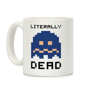Literally Dead Pixel Ghost Coffee Mug