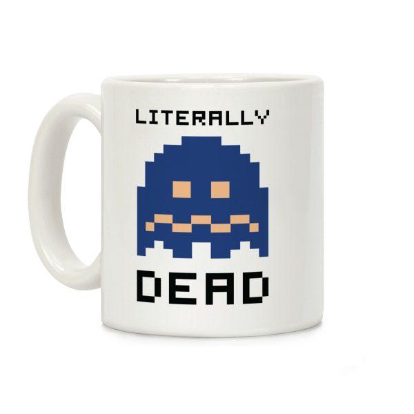 Literally Dead Pixel Ghost Coffee Mug Literally Dead Pixel Ghost Coffee Mug