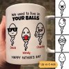 Little Cute Kids Happy Father's Day Personalized Mug Little Cute Kids Happy Father's Day Personalized Mug