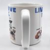 Live Love Bark, Dogs - Personalized Custom Coffee Mug - DOG044_MG Live Love Bark, Dogs - Personalized Custom Coffee Mug - DOG044_MG