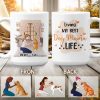 Living My Best Dog Mama Life Dog Coffee Mug, HN590 Living My Best Dog Mama Life Dog Coffee Mug, HN590