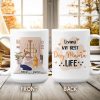 Living My Best Dog Mama Life Dog Coffee Mug, HN590 Living My Best Dog Mama Life Dog Coffee Mug, HN590