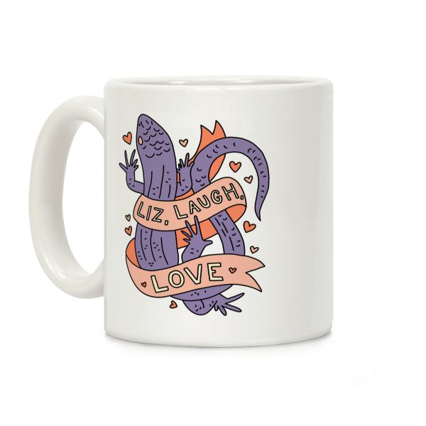 Liz, Laugh, Love (Lizard) Coffee Mug Liz, Laugh, Love (Lizard) Coffee Mug