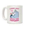 Llama Just Finish This Cupcake Coffee Mug Llama Just Finish This Cupcake Coffee Mug
