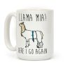 Llama Mia Parody Coffee Mug