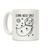 Llama Need Space Parody Coffee Mug Llama Need Space Parody Coffee Mug