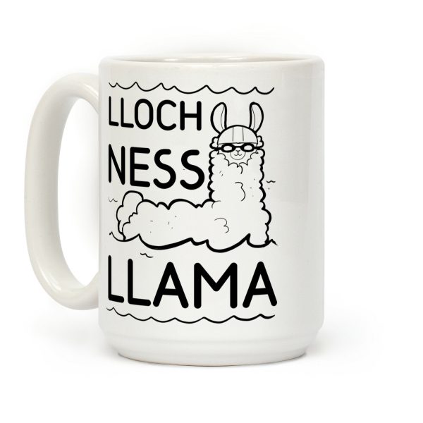 Loch Ness Llama Coffee Mug Loch Ness Llama Coffee Mug