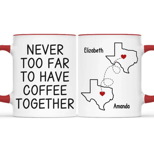 Long Distance Cherishing Moments With My Besties This Holiday - Bestie Personalized Custom Mug - Christmas Gift For Best Friends, BFF, Sisters Long Distance Cherishing Moments With My Besties This Holiday - Bestie Personalized Custom Mug - Christmas Gift For Best Friends, BFF, Sisters