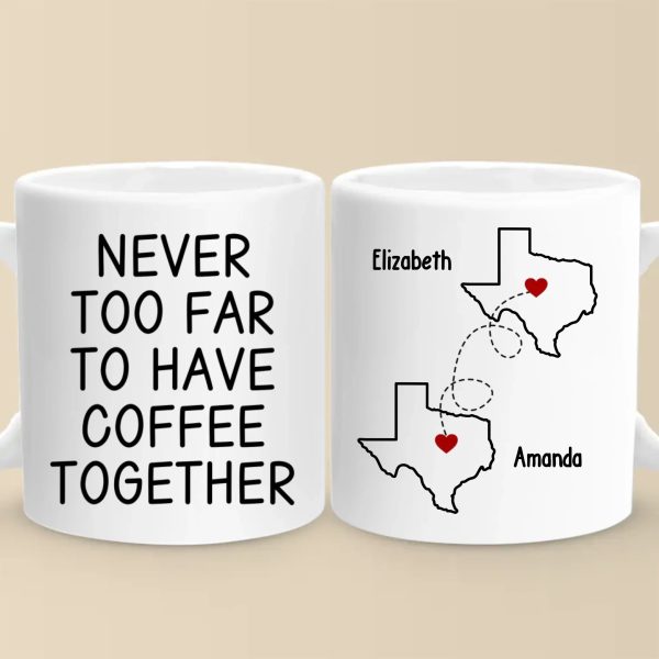 Long Distance Cherishing Moments With My Besties This Holiday - Bestie Personalized Custom Mug - Christmas Gift For Best Friends, BFF, Sisters Long Distance Cherishing Moments With My Besties This Holiday - Bestie Personalized Custom Mug - Christmas Gift For Best Friends, BFF, Sisters
