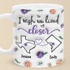 Long Distance I Found A Sister By Heart - Bestie Personalized Custom 3D Inflated Effect Printed Mug - Gift For Best Friends, BFF, Sisters Long Distance I Found A Sister By Heart - Bestie Personalized Custom 3D Inflated Effect Printed Mug - Gift For Best Friends, BFF, Sisters