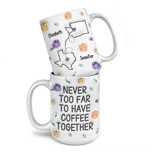 Long Distance Miss You More Than Words Can Say - Bestie Personalized Custom 3D Inflated Effect Printed Mug - Christmas Gift For Best Friends, BFF, Sisters Long Distance Miss You More Than Words Can Say - Bestie Personalized Custom 3D Inflated Effect Printed Mug - Christmas Gift For Best Friends, BFF, Sisters