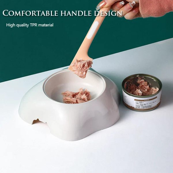 Long-Handled Canned Pet Food Spoons Feeding Accessories Long-Handled Canned Pet Food Spoons Feeding Accessories