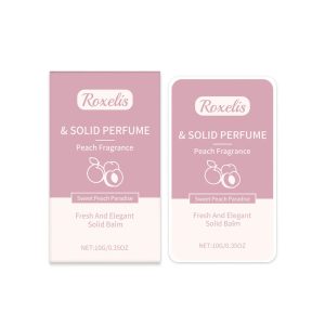 Long-Lasting Solid Perfume - Refreshing Peach Scent For On-The-Go Freshness