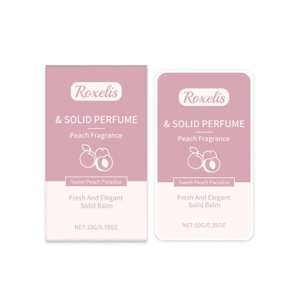 Long-Lasting Solid Perfume - Refreshing Peach Scent For On-The-Go Freshness Long-Lasting Solid Perfume - Refreshing Peach Scent For On-The-Go Freshness