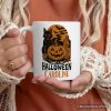 Long Live Halloween Personalized Mug, Retro Black Cat Pumpkin Gift with Custom Name Long Live Halloween Personalized Mug, Retro Black Cat Pumpkin Gift with Custom Name