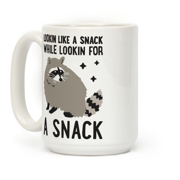 Lookin For A Snack Raccoon Coffee Mug Lookin For A Snack Raccoon Coffee Mug