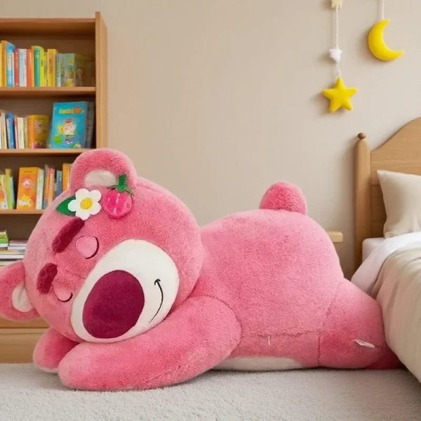 Lotso Plush Bear – Soft Strawberry Plush Pillow for Kids and Collectors Lotso Plush Bear – Soft Strawberry Plush Pillow for Kids and Collectors