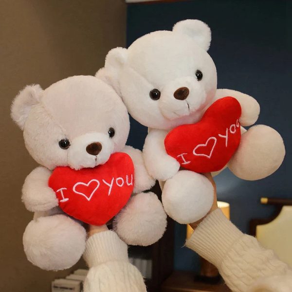 Love Bear Plush – 28cm Soft Stuffed Animal for Kids and Gift Love Bear Plush – 28cm Soft Stuffed Animal for Kids and Gift