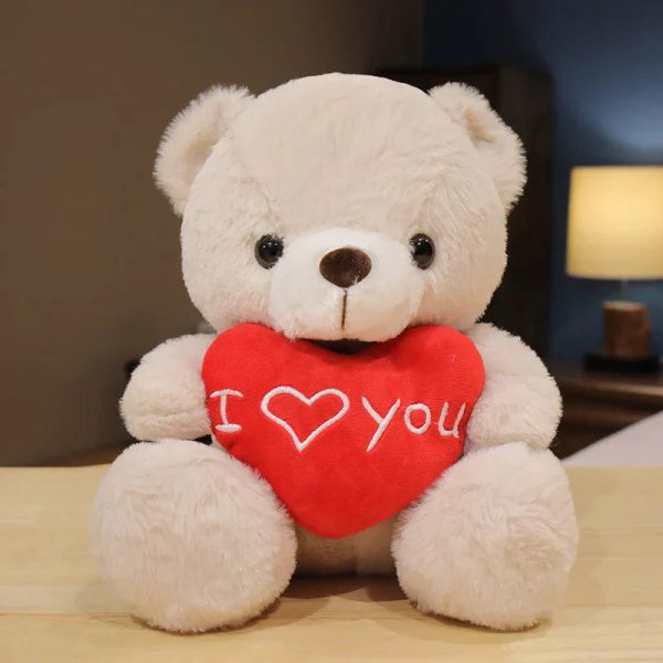 Love Bear Plush – 28cm Soft Stuffed Animal for Kids and Gift Love Bear Plush – 28cm Soft Stuffed Animal for Kids and Gift