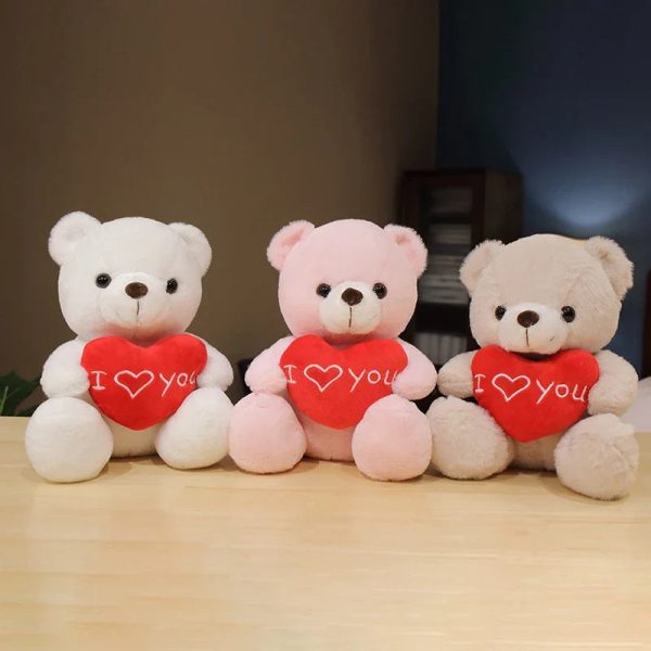 Love Bear Plush – 28cm Soft Stuffed Animal for Kids and Gift Love Bear Plush – 28cm Soft Stuffed Animal for Kids and Gift