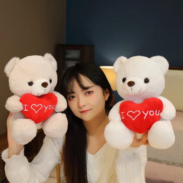 Love Bear Plush – 28cm Soft Stuffed Animal for Kids and Gift Love Bear Plush – 28cm Soft Stuffed Animal for Kids and Gift