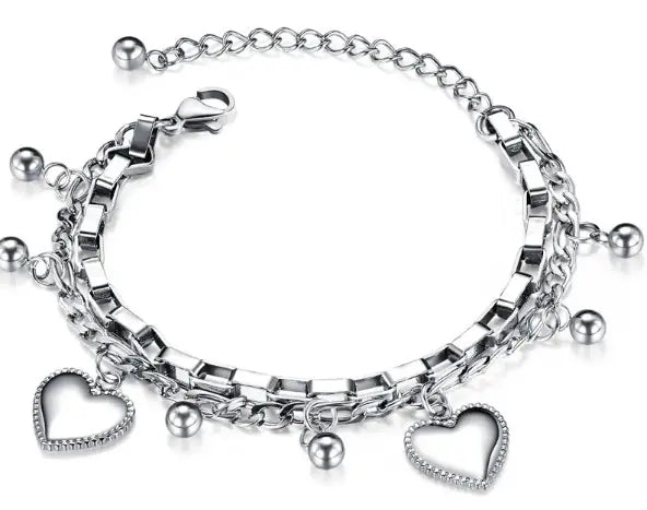 Love Heart Bead Bracelet Love Heart Bead Bracelet