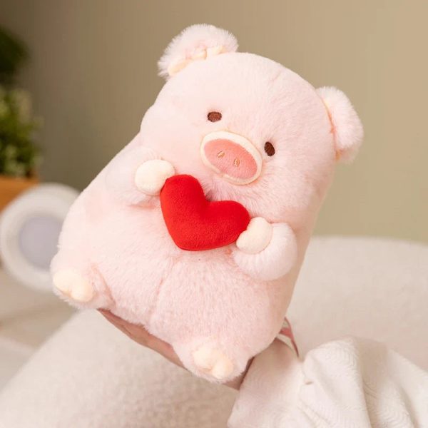 Love Heart Pig Plush Toy