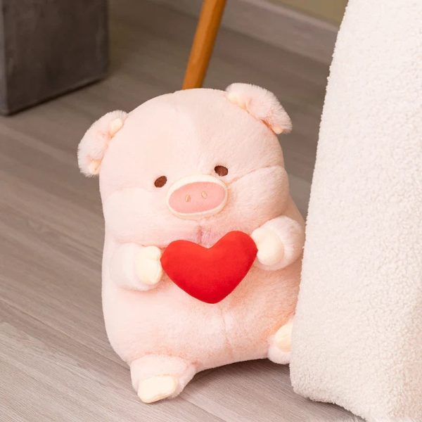 Love Heart Pig Plush Toy