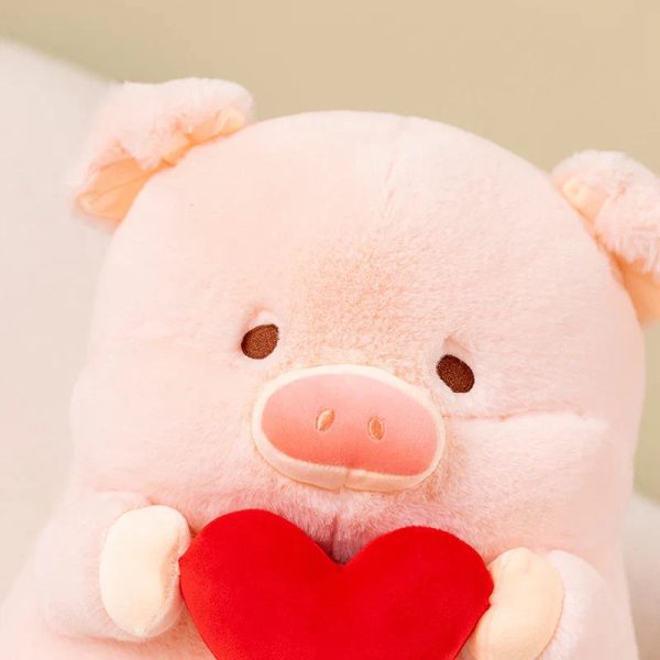 Love Heart Pig Plush Toy