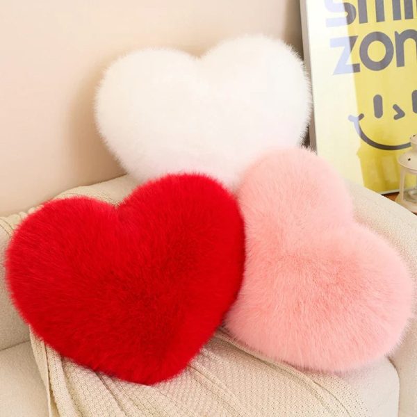 Love Heart Plush Pillow Soft Cushion for Home and Romantic Gifts Love Heart Plush Pillow Soft Cushion for Home and Romantic Gifts