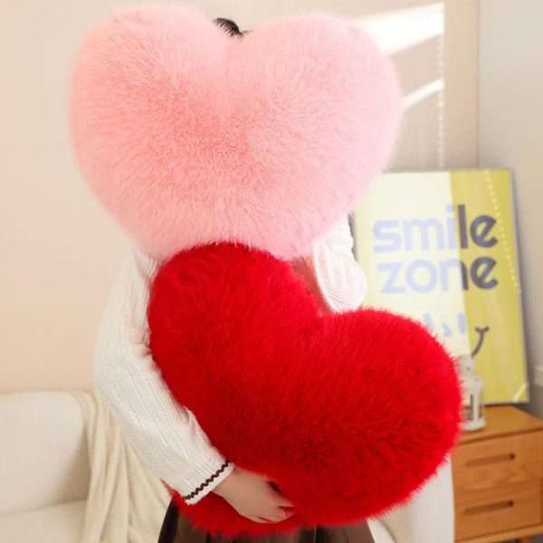 Love Heart Plush Pillow Soft Cushion for Home and Romantic Gifts Love Heart Plush Pillow Soft Cushion for Home and Romantic Gifts