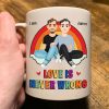 Love Is Never Wrong Pride Month - Personalized Mug Love Is Never Wrong Pride Month - Personalized Mug