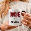 Love Like Jesus Coquette Bow Valentine Personalized Mug, Christian Hearts Gift with Custom Name Love Like Jesus Coquette Bow Valentine Personalized Mug, Christian Hearts Gift with Custom Name