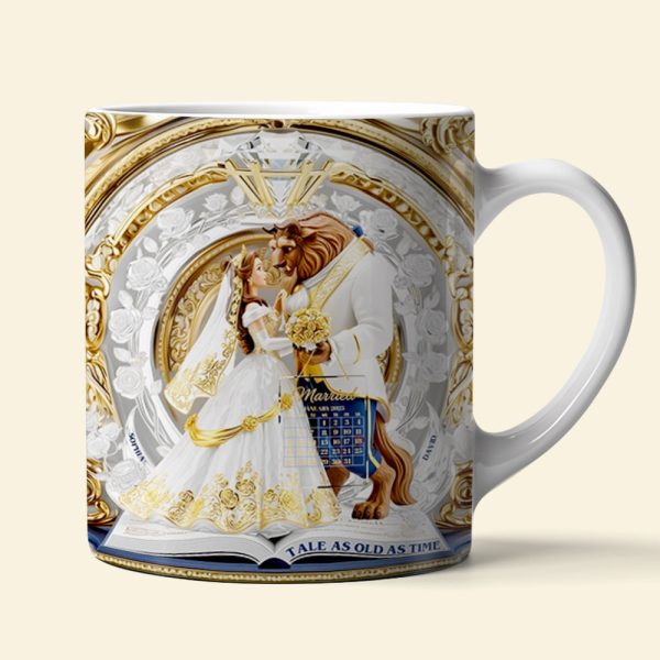 Love Story Couple Mug Personalized Gifts For Couple 02TGDT230625 Love Story Couple Mug Personalized Gifts For Couple 02TGDT230625