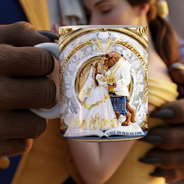 Love Story Couple Mug Personalized Gifts For Couple 02TGDT230625 Love Story Couple Mug Personalized Gifts For Couple 02TGDT230625